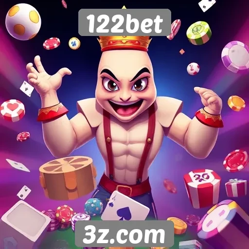 Variedade de jogos disponíveis na plataforma 122bet